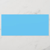 Blue Baby Boy 4x9 Baptism-menukaart Menu (Achterkant)