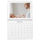 Blue Baby Boy Birth Announcement Calendar 2026 Kalender (Mar 2026)
