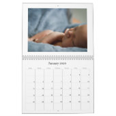 Blue Baby Boy Birth Announcement Calendar 2026 Kalender (Jan 2026)