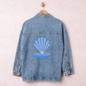 Blue Baby Boy Oyster shell en Pearl Denim Jacket (Hangar)