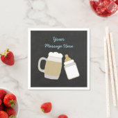 Blue Baby brouwt Baby shower Servetten (Insitu)