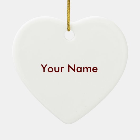 Blue Baby Buggy Heart ornament (Achterkant)