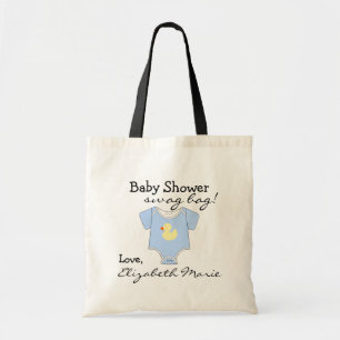 Blue Baby shower Guest Favor Tote Bag