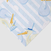Blue Baby Stork Tissuepapier (Detail)