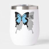Blue Backed Butterfly Shadow Monogram (Voorkant)