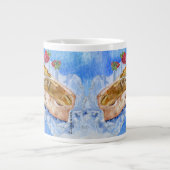Blue Baguette Le Café Mug (Devant)