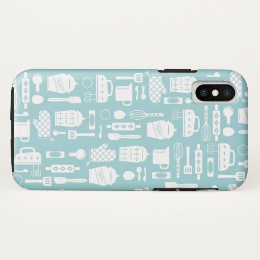 Blue Bakery Phone Case (Achterkant (horizontaal))