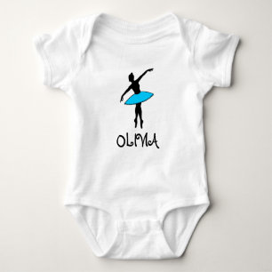 Blue Ballerina Tutu persoonlijke balletdanseres Romper