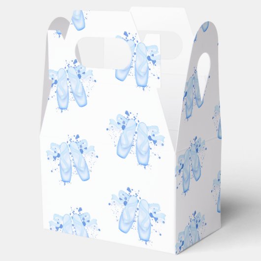 Blue Ballet Birthday Pointe Shoes Bedankdoosjes (Geopend)