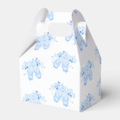 Blue Ballet Birthday Pointe Shoes Bedankdoosjes (Voorkant Zijde)