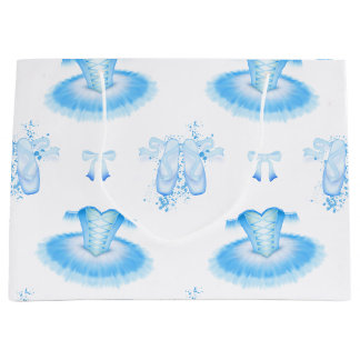 Blue Ballet Birthday Tutu & Pointe Shoes Groot Cadeauzakje