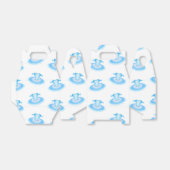 Blue Ballet Birthday Tutu Waterverf Bedankdoosjes (Uitgevouwen)