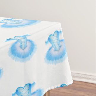 Blue Ballet Birthday Tutu Waterverf Tafelkleed