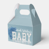 Blue Balloon Arch Baby shower Favor Box Bedankdoosjes (Voorkant Zijde)