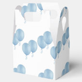 Blue balloons cadeaudoos bedankdoosjes (Geopend)