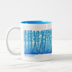 Blue Bamboe Collectie Tweekleurige Koffiemok
