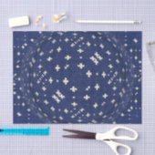 Blue Bandana Nordic Swedish Tissuepapier (Craft)