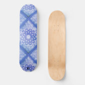 Blue Bandana Pattern Dd Brand Skateboard (Voorkant)