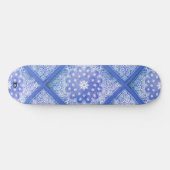 Blue Bandana Pattern Dd Brand Skateboard (Horizontaal)