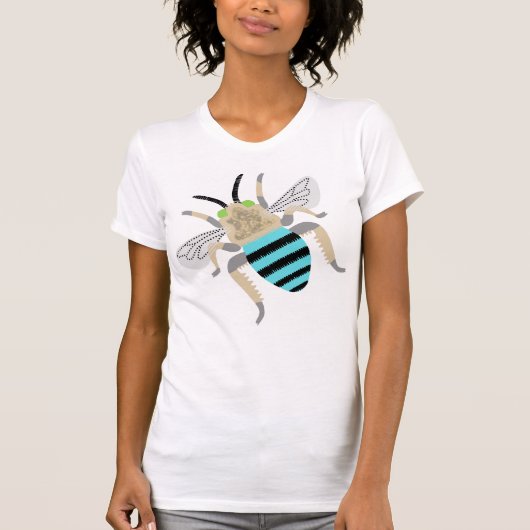 Blue banded bee t-shirt (Voorkant)
