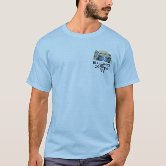 Blue Barn Scoops T-shirt (Voorkant)