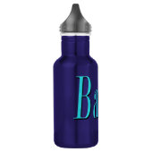 Blue Barry Name Logo, Waterfles (Links)