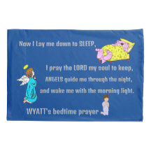 Blue Baseball Bedtime Prayer Persoonlijk