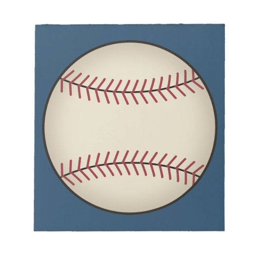 Blue Baseball Sports Notitieblok Gift (Voorkant)