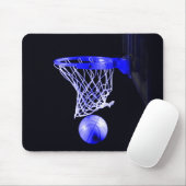 Blue Basketball Muismat (Met muis)