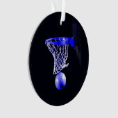 Blue Basketball Ornament (voorkant)