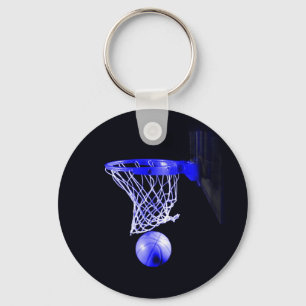 Blue Basketball Sleutelhanger