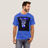 Blue Basketball T-shirt (Voorkant volledig)