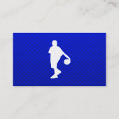 Blue Basketball Visitekaartje (Achterkant)