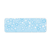 Blue Bath Bubbles Etiket (Voorkant)