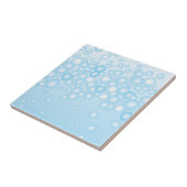 Blue Bath Bubbles Tegeltje (Zijkant)