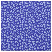 Blue Batik Leopard - tissu (Échantillon)