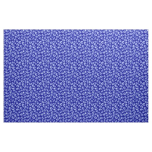 Blue Batik Leopard - tissu (Fat Quarter)