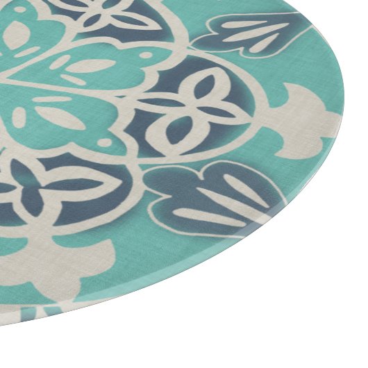 Blue Batik Tile I Snijplank (Hoek)