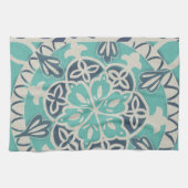 Blue Batik Tile I Theedoek (Horizontaal)