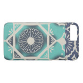 Blue Batik Tile II Case-Mate iPhone Case (Achterkant (Horizontaal))