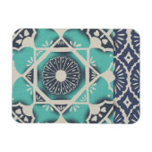 Blue Batik Tile II Magneet (Horizontaal)