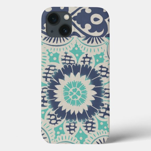 Blue Batik Tile III Case-Mate iPhone Case (Achterkant)