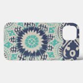 Blue Batik Tile III Case-Mate iPhone Case (Achterkant (horizontaal))