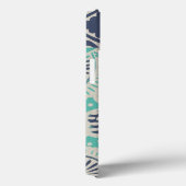 Blue Batik Tile III Case-Mate iPhone Case (Achterkant / Rechts)