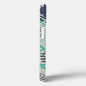Blue Batik Tile III Case-Mate iPhone Case (Achterkant / Rechts)