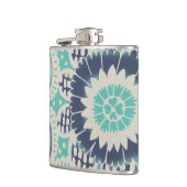 Blue Batik Tile III Heupfles (Links)