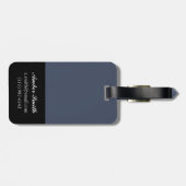 Blue Batik Tile IV Bagagelabel (Achterkant horizontaal)