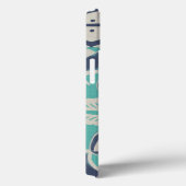 Blue Batik Tile IV Case-Mate iPhone Case (Achterkant / Rechts)