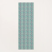 Blue Batik Tile IV Yogamat (Achterkant)