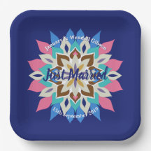 Blue Bayou 9-inch vierkante trouwborden